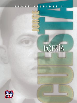 cover image of Obras reunidas I. Poesía